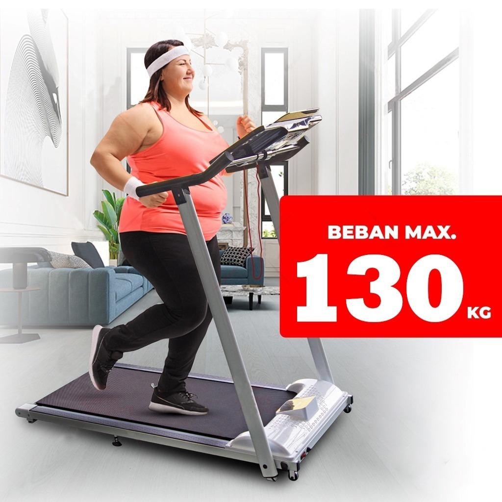 Jf Treadmill Elektrik 2.0 Gym Equipment Running Olahraga Gym Fitness Cardio Alat Fitness Jf Cabang S