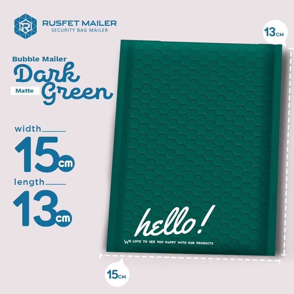 

Amplop Bubble Rusfet Bubble Mailer Polybubble Bubble Packing Dark Green