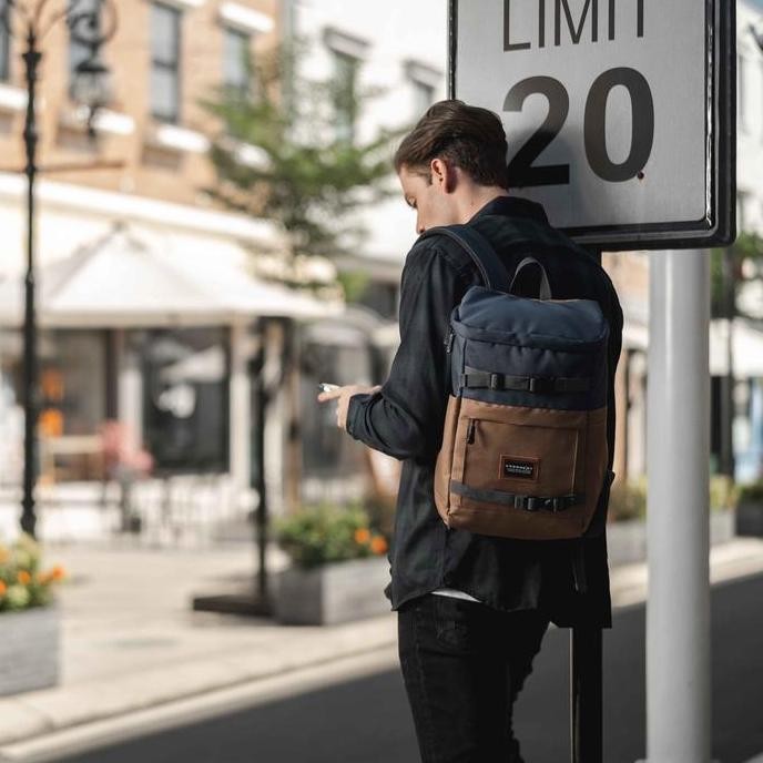 Best 2025  Tas Ransel Pria Wanita Kanvas Retro Vintage Backpack Laptop Tas Laptop