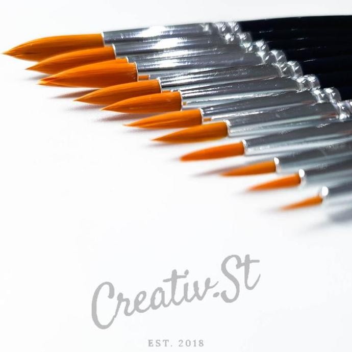 

Hot Sale !!! Lyra Giotto Round Kuas Lukis Bundar Taklon Art Brush