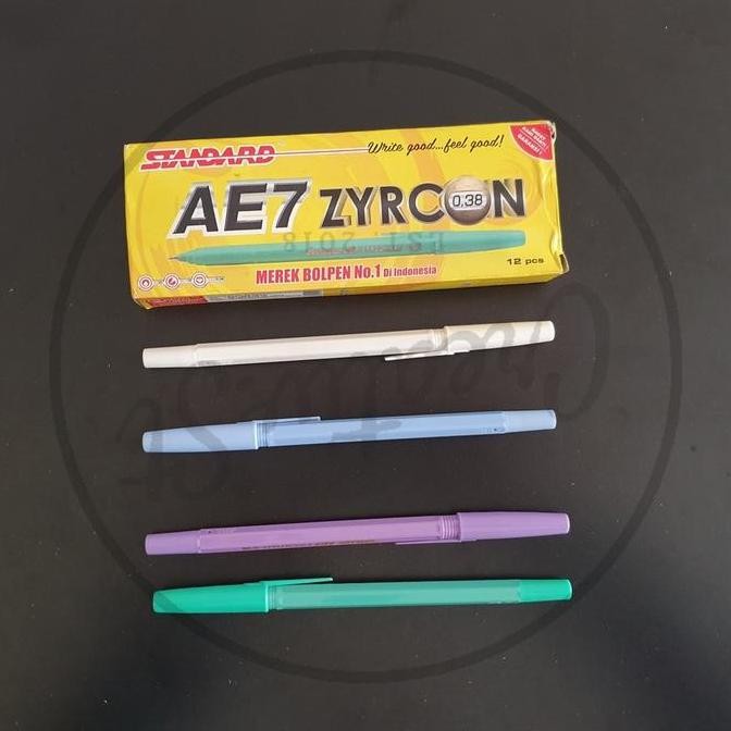 

Hot Promo !!! Standard Ae7 Warna Warni Zyrcon Bolpen Pena 0.38 Mm (1 Pcs)