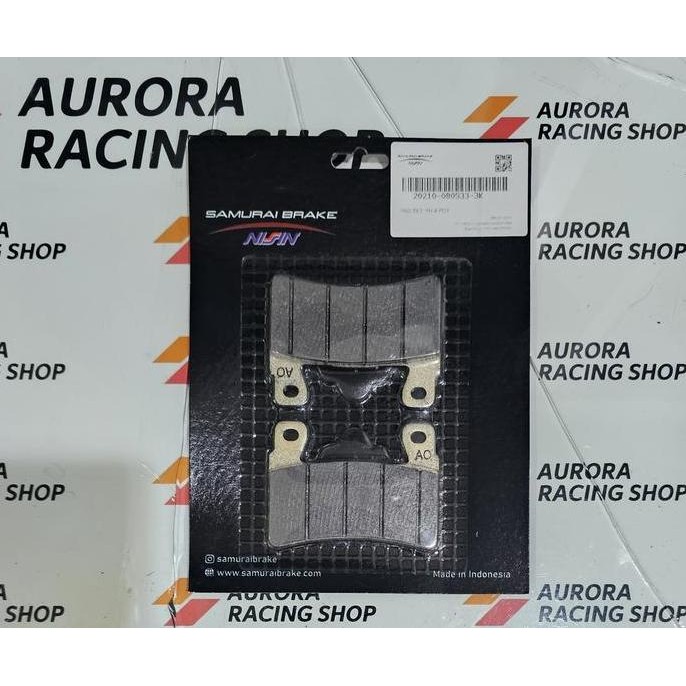 Kampas Rem Nissin Samurai Brake - 4 Piston Original - Asli