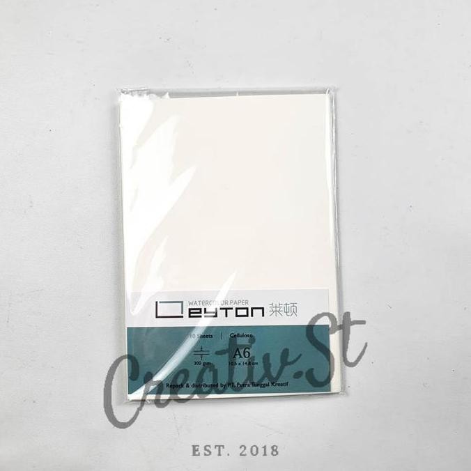 

Termurah !!! Leyton A6 Water Color Paper Kertas Cat Air Sheets 300 Gsm Cold Press Watercolor 15 Cm X 10 Cm