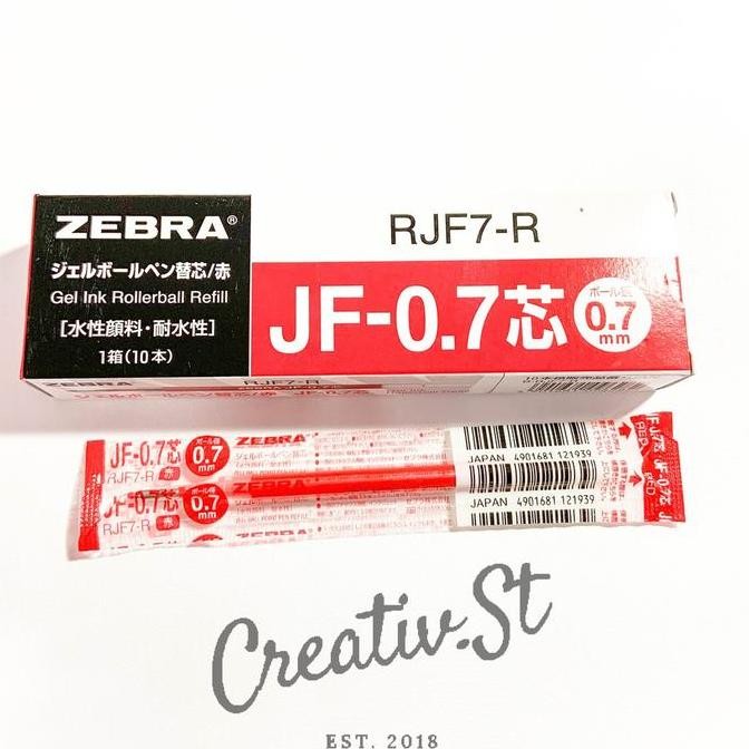 

New Collection !!! Zebra Sarasa Clip Refill Isi Gel 0.7 Mm (1 Pcs)