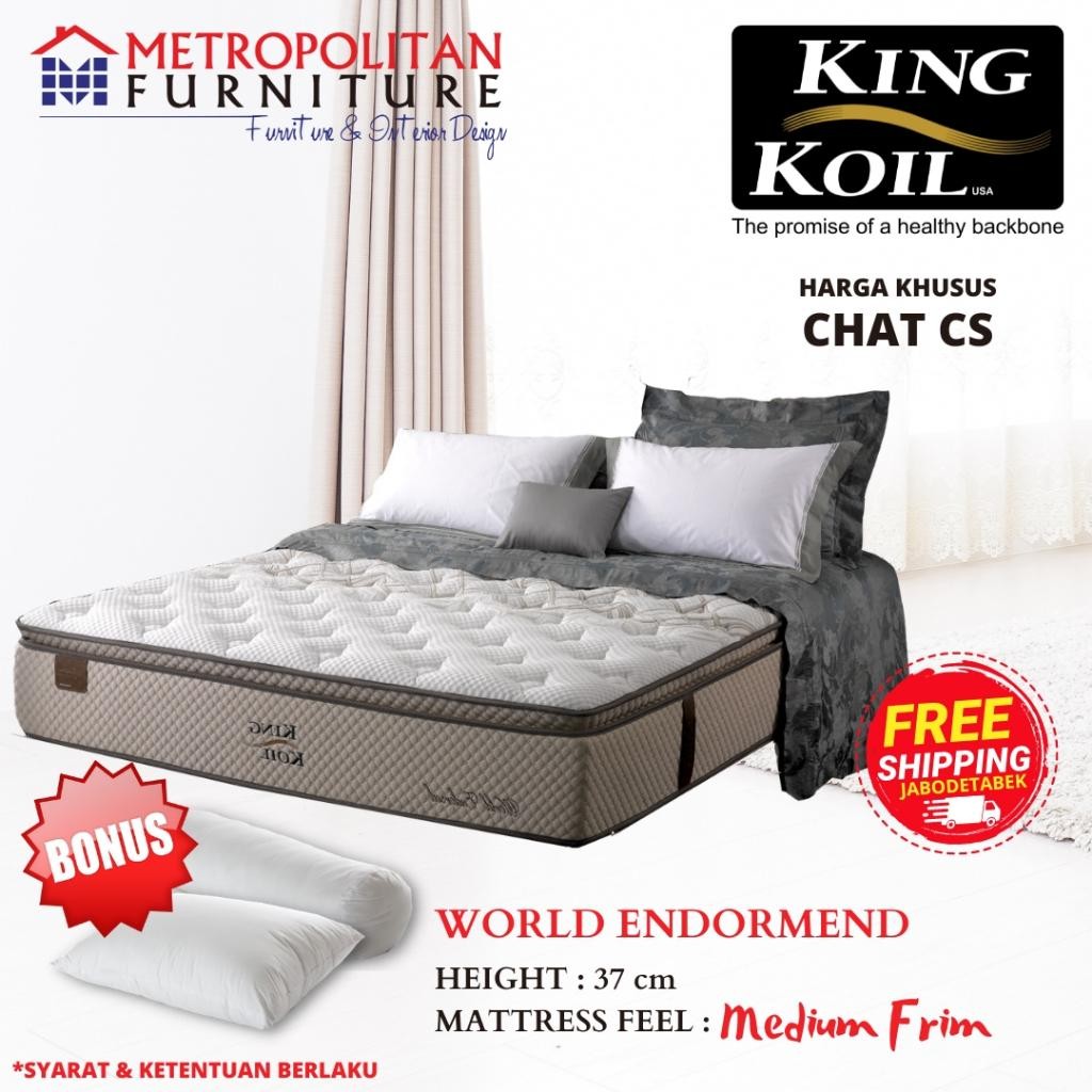 Kasur Springbed King Koil World Endorsed Spring Bed Matras
