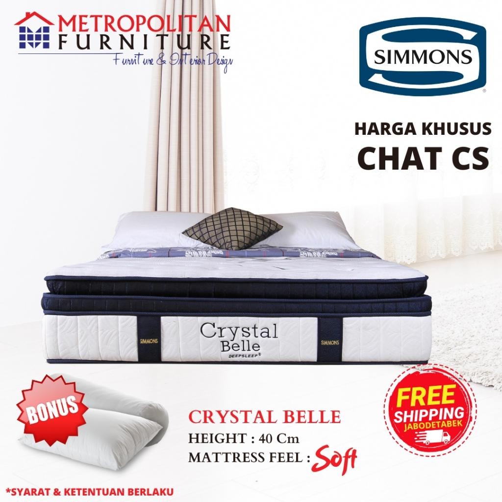 Kasur Simmons Springbed Crystal Belle /Kasur Spring Bed Simmons Matras