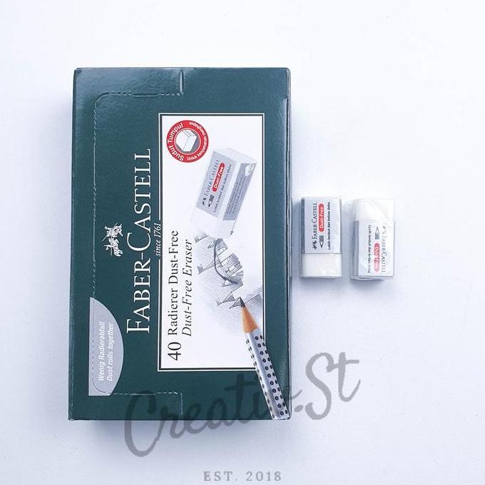 

Spot Barang !!! Faber Castell Faber-Castell Penghapus Kecil Eraser B40 Putih Dust Free (1 Pcs)
