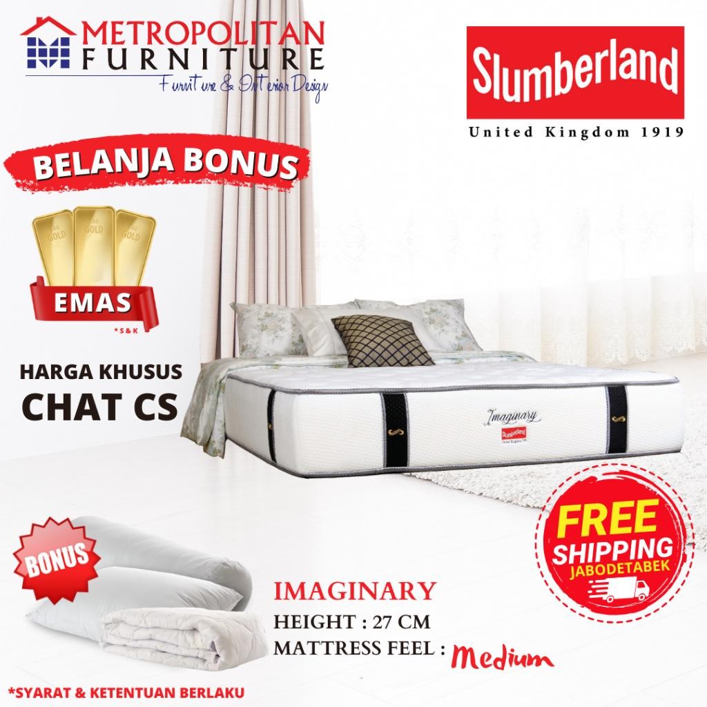 Kasur Springbed Slumberland Imaginary Spring Bed Matras