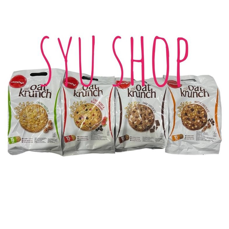 

TERMURAH Munchys Oat Krunch Crunch Dark Nutty Chocolate Hazelnut Strawberry Blackkurant 390gr Isi 15 Siap kirim