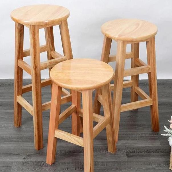 Kursi Kayu Cafe Kursi Kayu Cafe Tinggi 60Cm Co