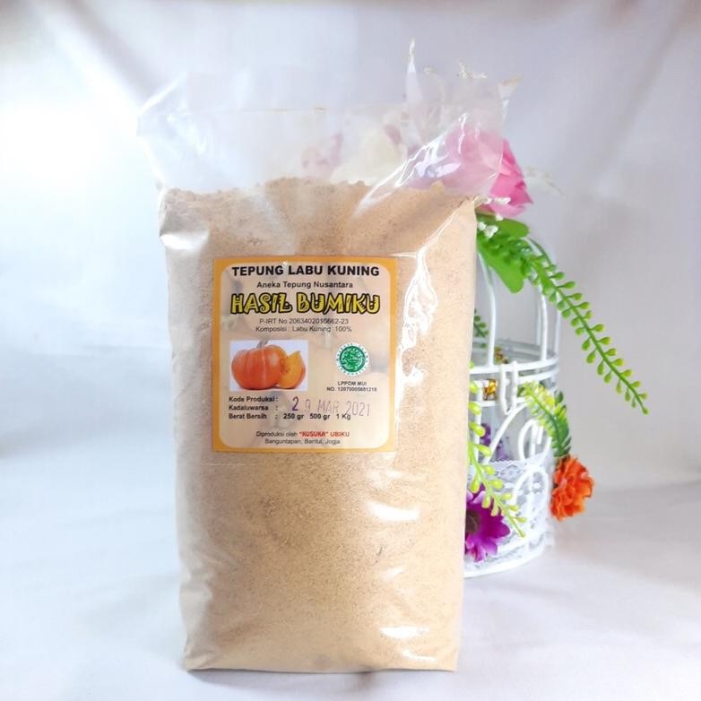 

READY STOCK Tepung Labu Kuning(1kg)|Memelihara kesehatan jantung|Tepung Free Gluten