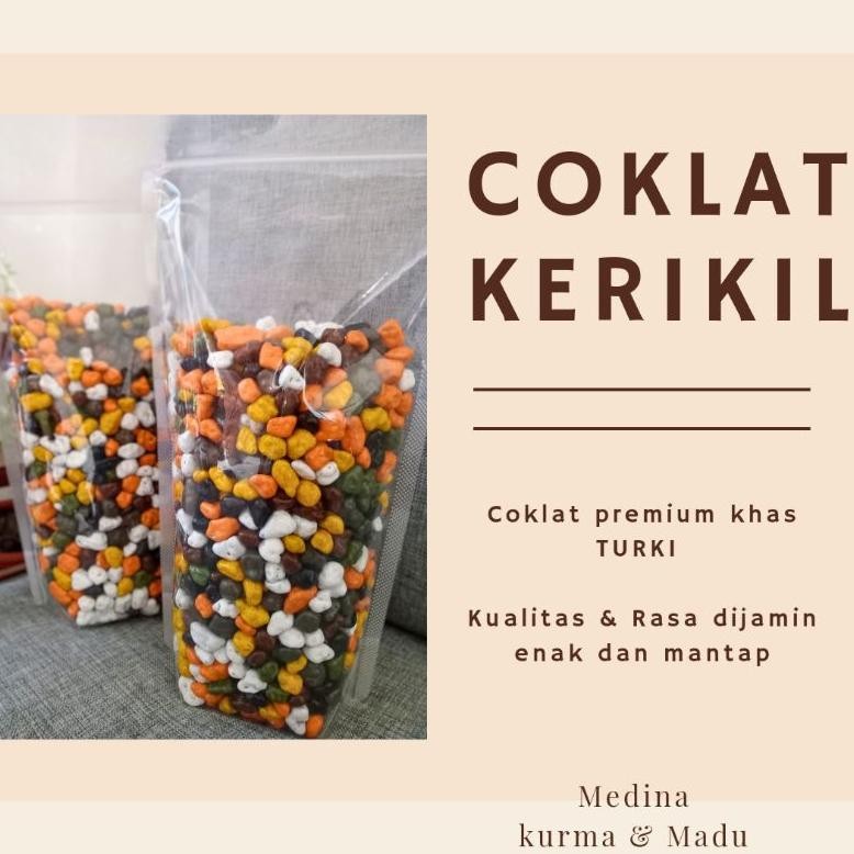 

READY STOK Coklat Kerikil 500gram|Coklat Turki|Oleh Oleh Haji dan Umroh 500GRAM Siap kirim