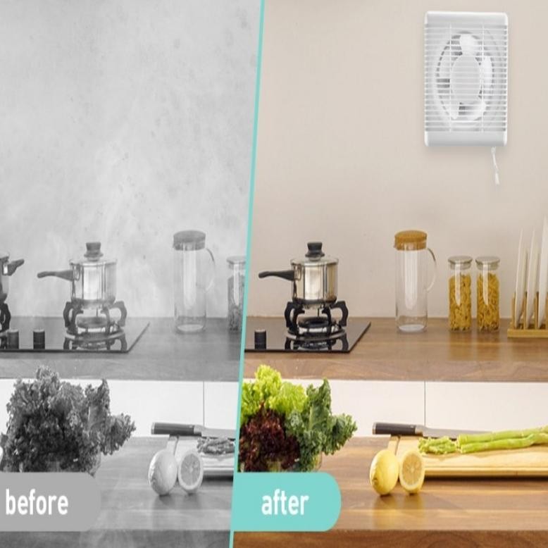 VENTAS Ducting Exhaust Fan Plafon 12 Inch Kipas Blower Exhaust Plafon