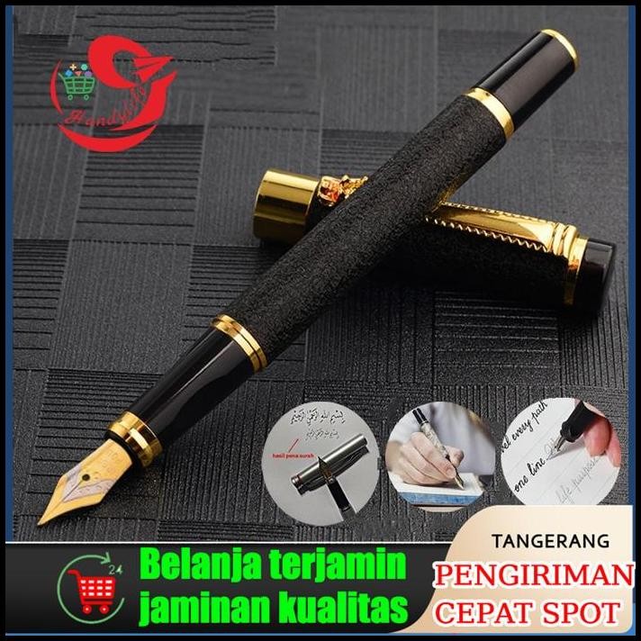 

Pena Kaligrafi Metal Pulpen Kaligrafi Ink-Refill Pena (Fountain Pen)