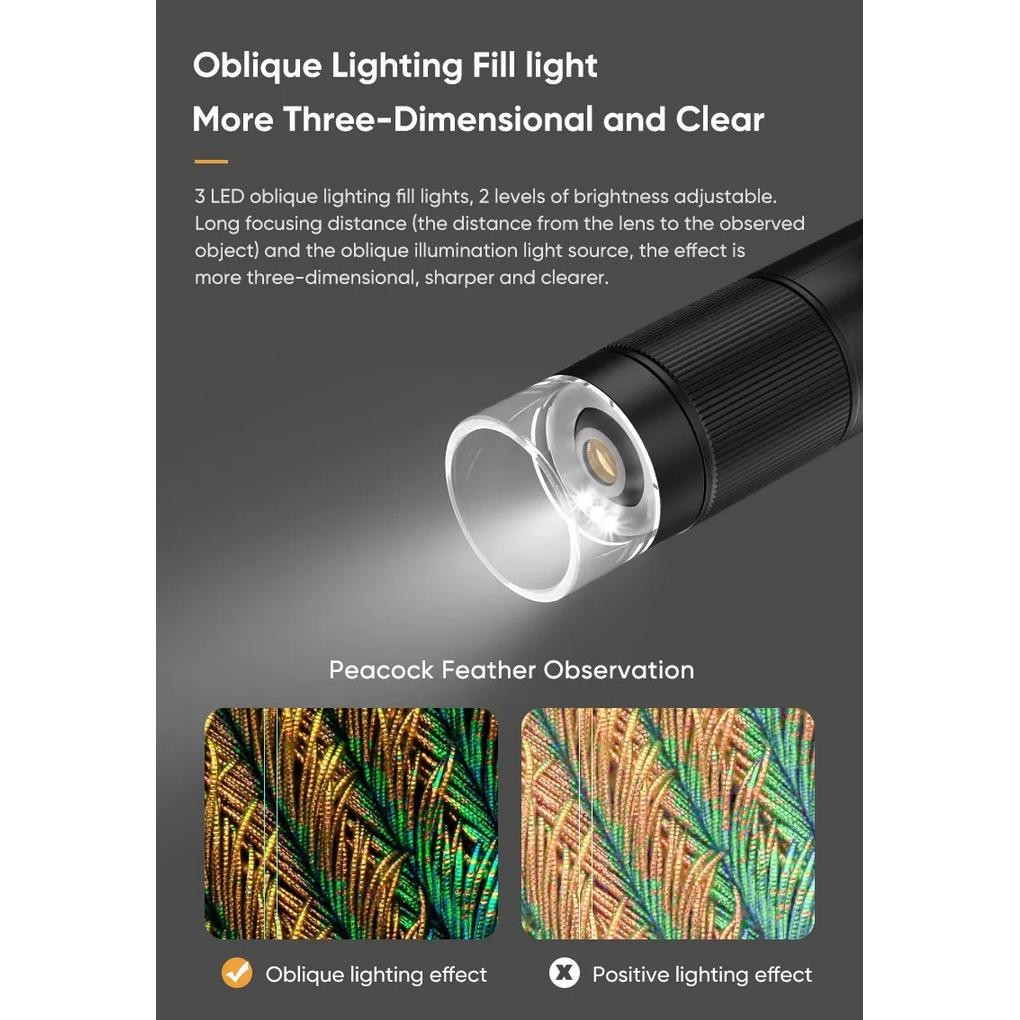 APEXEL MIKROSKOP DIGITAL PORTABLE MICROSCOPE 1UM 1080P - APL-MS003