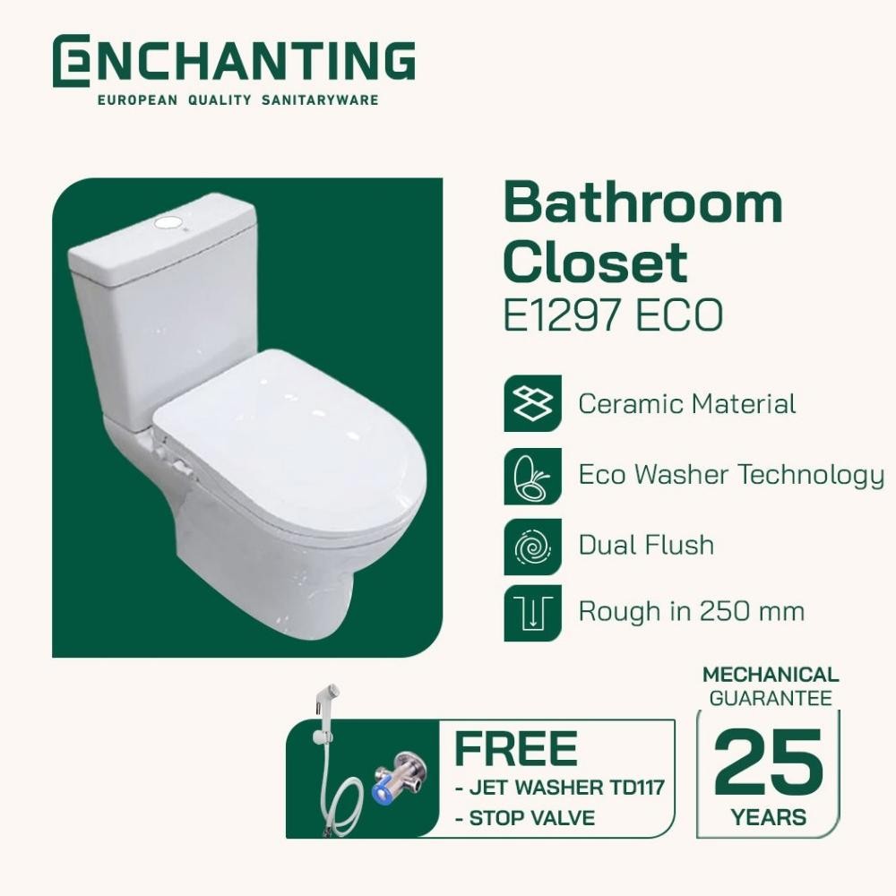 NEW Toilet / Kloset Duduk Europe Enchanting E1297Eco