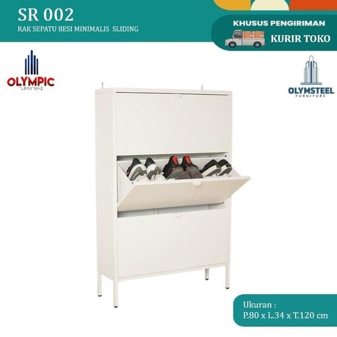 Rak Sepatu Besi Olympic / Rak Sepatu Besi Minimalis - SR 002