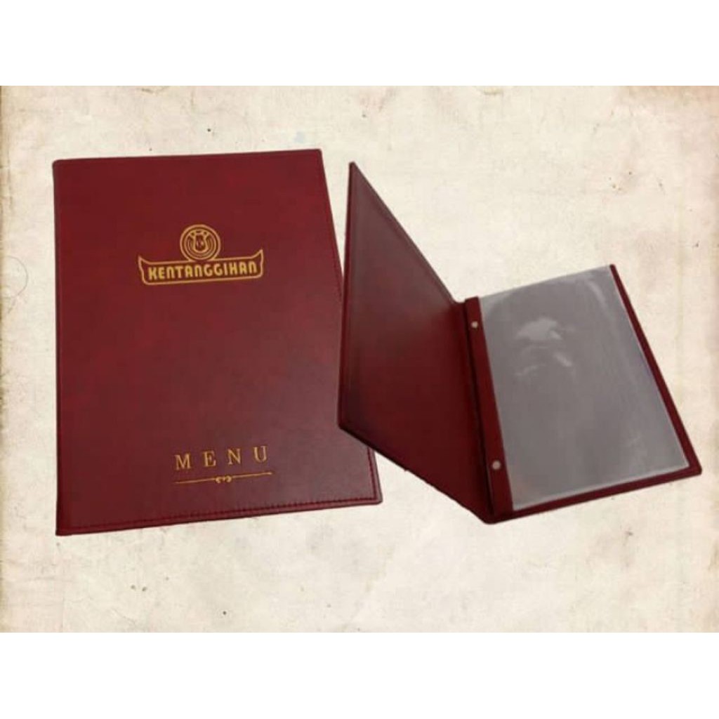 

COVER BUKU MENU CUSTOM LOGO UKURAN A4