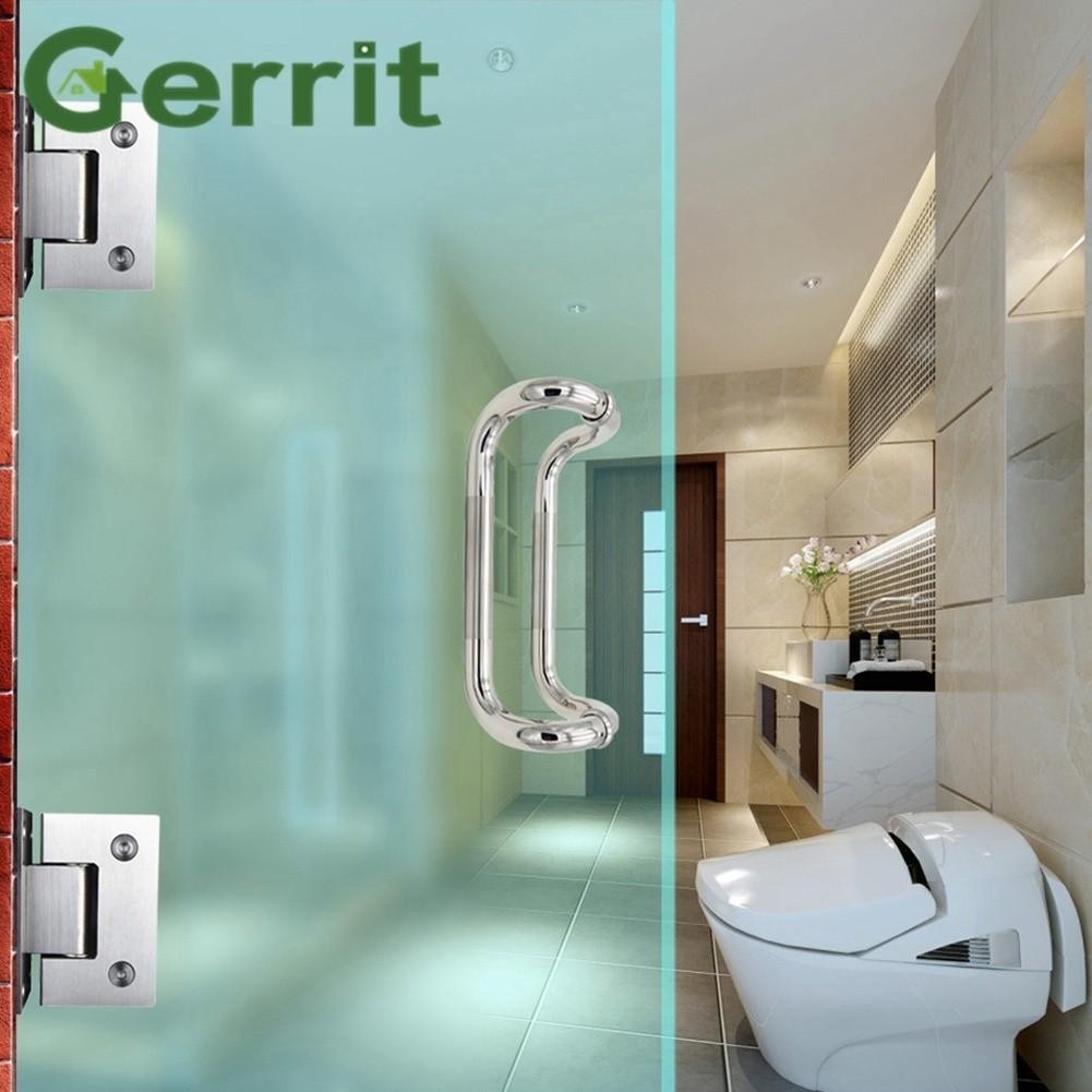 Engsel Pintu Kaca Tempered Engsel Pintu Kaca Kamar Mandi Kamar Mandi Stainless Hinge Baja Tahan Kara