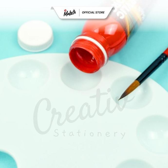

Terlaris !!! Maketh Palet Lukis Putih Doff Painting Palette Plastic White Pl-Pls-2 17 X 22 Cm