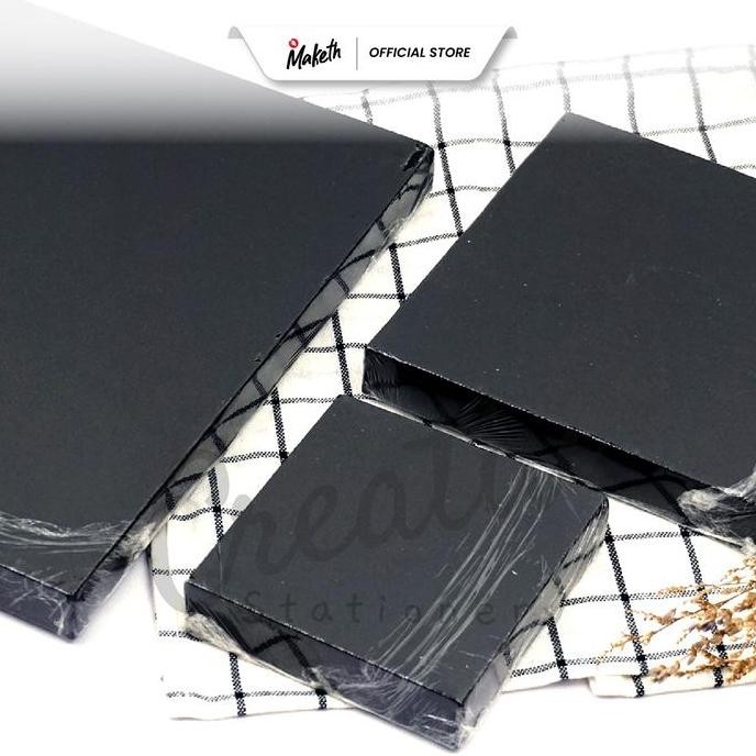 

New Collection !!! Maketh Kanvas Lukis Hitam Kecil Sedang 10X10 Cm Black Canvas Cv-1Bl Sudah Gesso