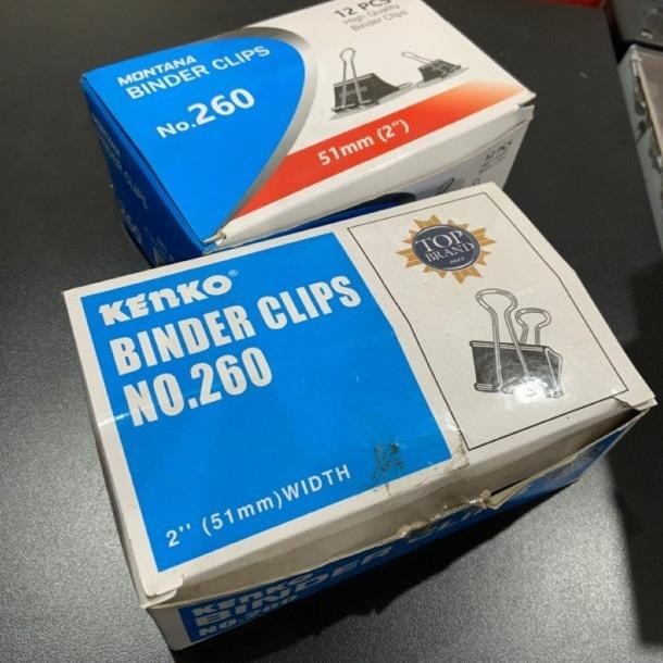 

Eksclusiv !!! Binder Clip No 260 (1 Pcs) Penjepit Kertas Paper Clip