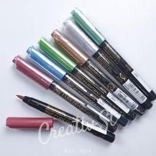 

New Collection !!! Kuretake Zig Fudebiyori Metallic Brush Pen Cbk-55Mt