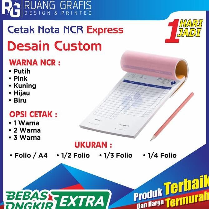 

CETAK BUKU NOTA 2 PLY 1 RIM
