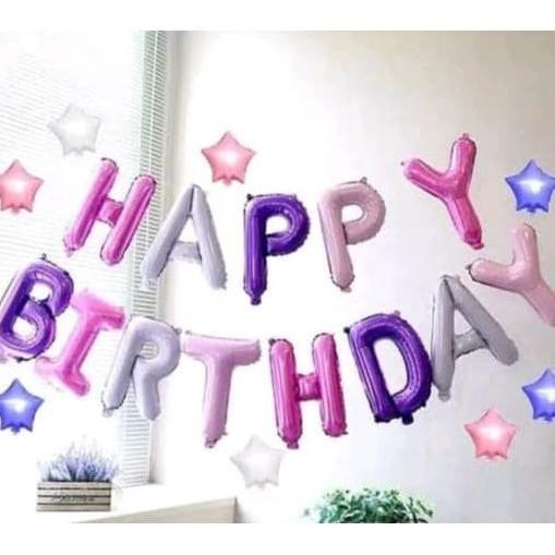 Balonasia Set Unicorn UNGU Lengkap Balon Ungu Biru Pink