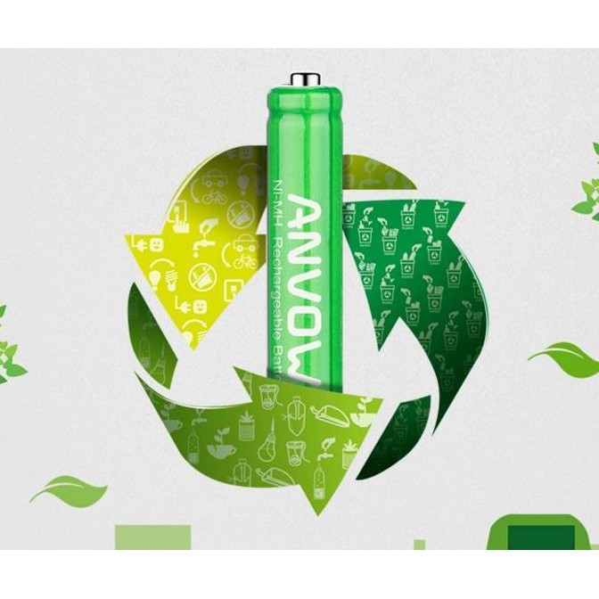 Battery Baterai Batere AAAA Rechargeable 400 mAh E96 Type NI-MH