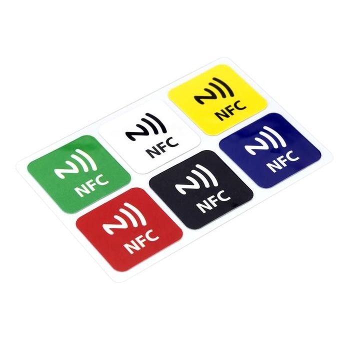 

WATERPROOF NFC TAG STICKERS RFID ADHESIVE LABEL 6PCS PER SET UNIVERSAL