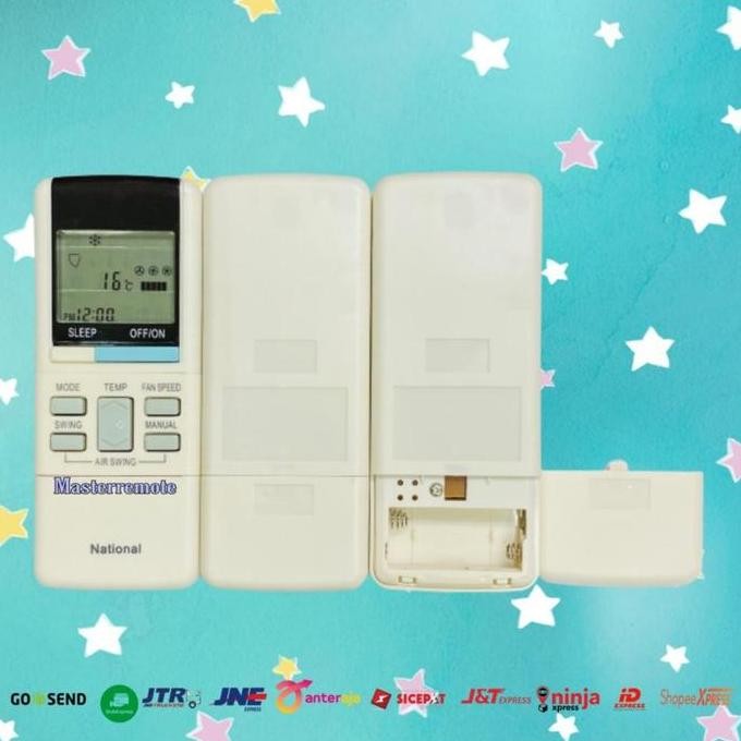 REMOT REMOTE AC NATIONAL TYPE LAMA (PUTIH)