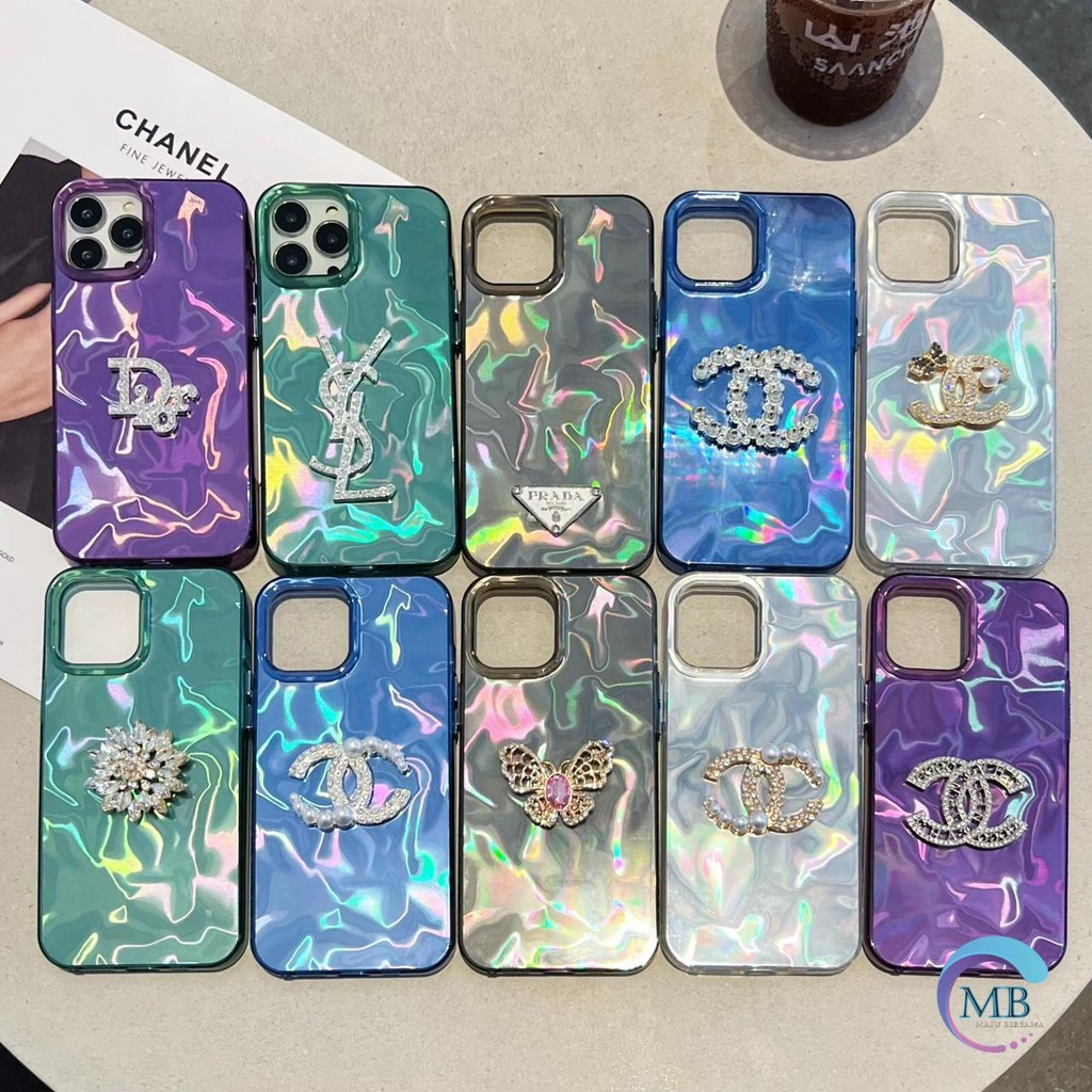 GC137 Case Waterry Textured Laser Hardcase Luxury 3D Casing Hp Softcase For INFINIX SMART 10 HOT 50 