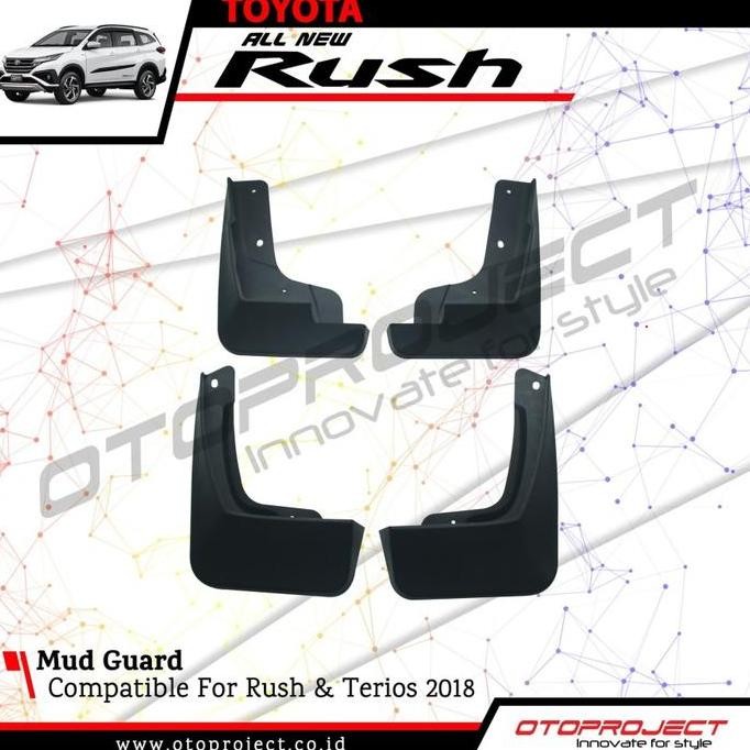 Mud Guard All New Rush/All New Terios 2018 Otoproject Baru