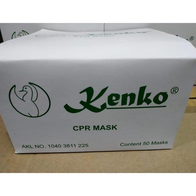 Promo Mouth To Mouth Mask Cpr / Masker Cpr Kenko / Cpr Face Shield / Frist Aid Mask