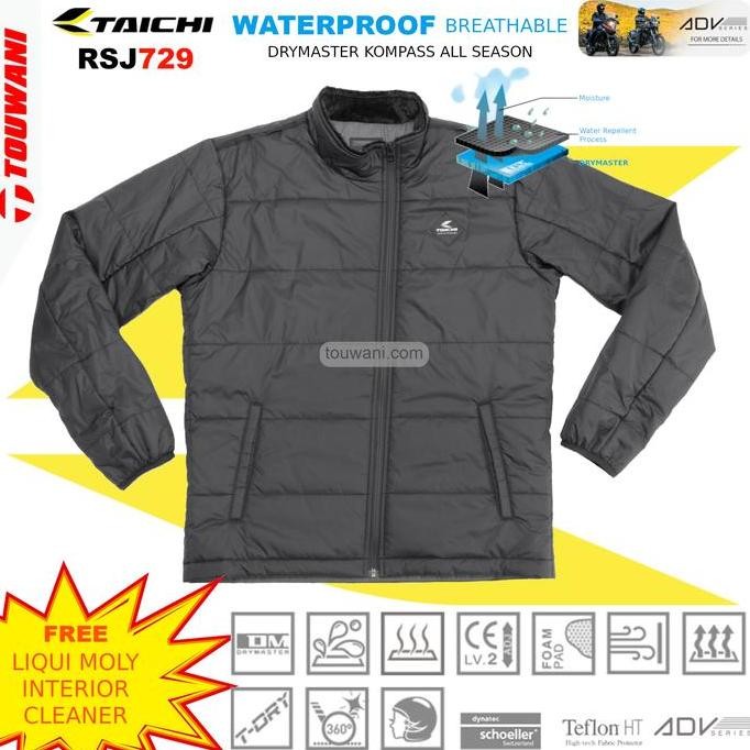 Sale Jaket Motor Adv Rs Taichi Rsj729 Kompass All Season Waterproof Black