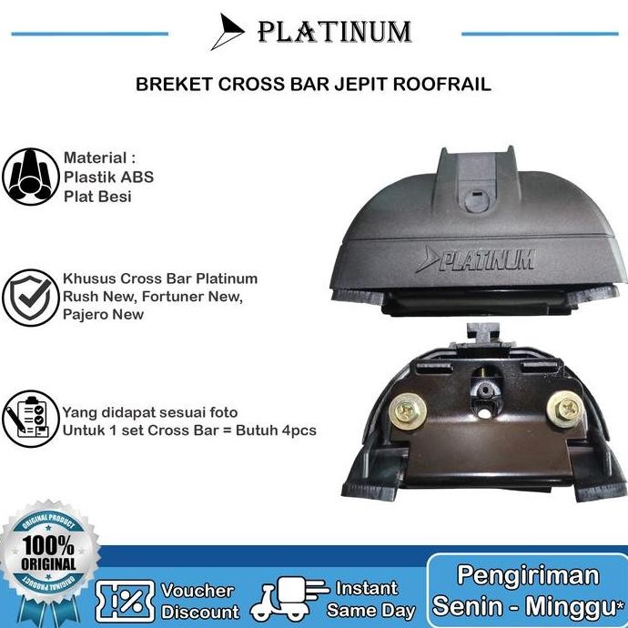 Breket Cross Bar Pajero / Rush Khusus Platinum New High Quality