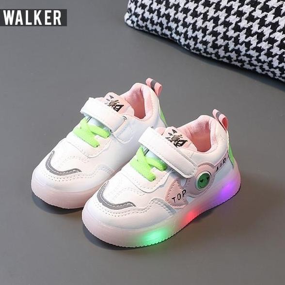 Sale Lkm455 Sepatu Sport Anak Unisex Casual Bayi Dengan Lampu Led Sekolah [1Kg 4Pc] Halomoms