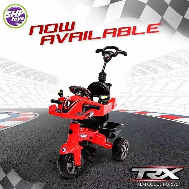 SHP TRX 575 Sepeda Anak Roda Tiga Goes Dorongan Besi SHP TRX575