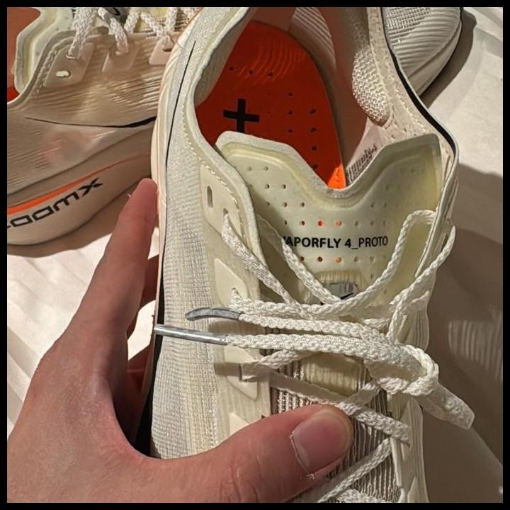 Nike Vaporfly 4 Proto Men Us 9 Nike Vaporfly 4 Proto Sail Total Orange Black Hf6413-100 Original Bes