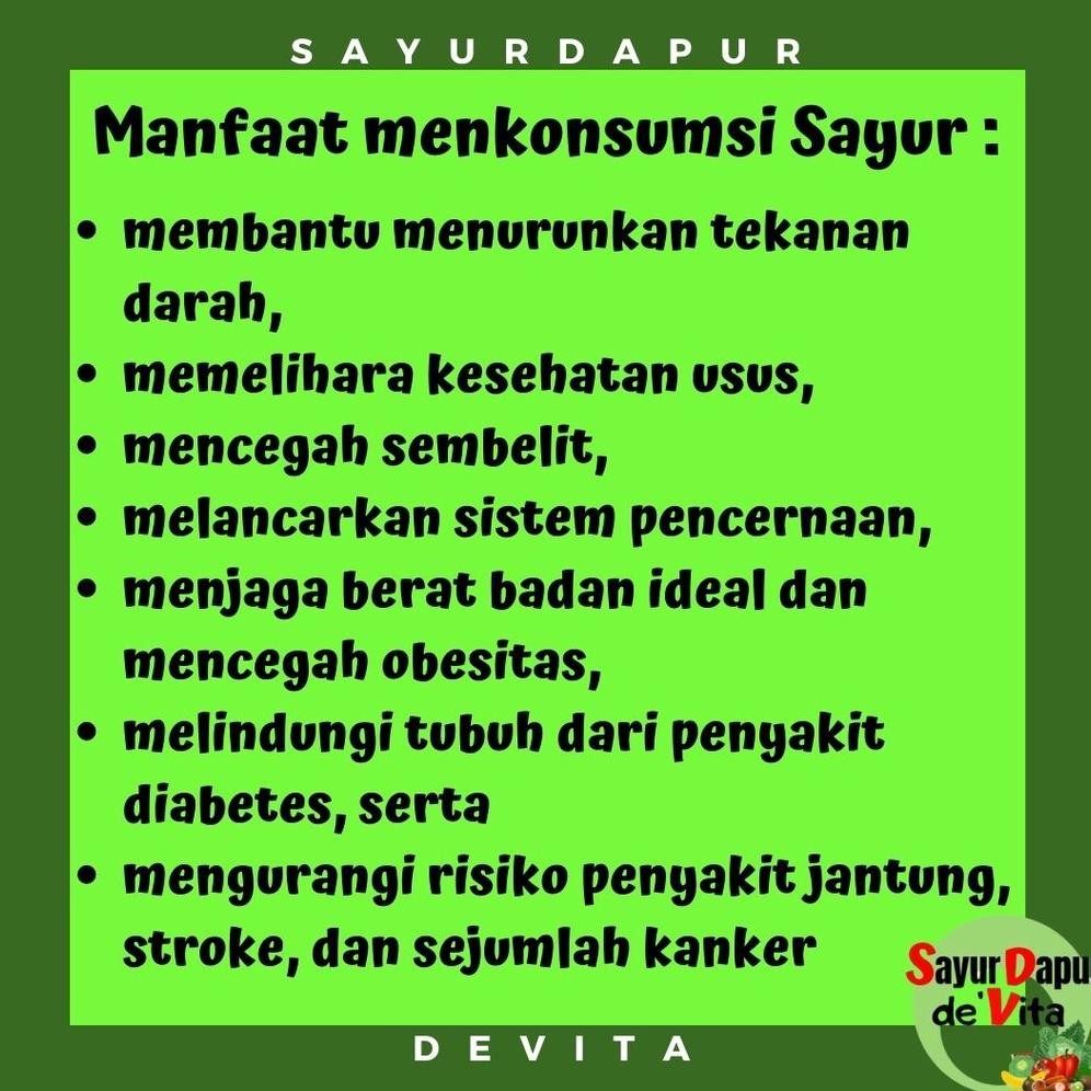 

Mudah Brokoli Hijau Segar Bersih 250Gr