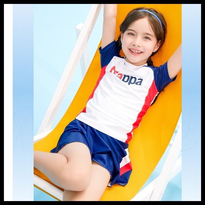 KAPPA GIRL'S SWIMWEAR YOUTH KIDS BATHINGSUIT SWIM DRESS 2 PIECE SET