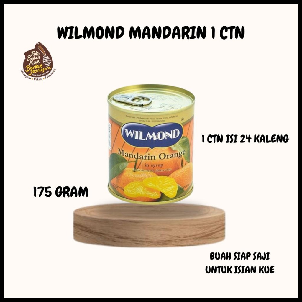 

WILMOND MANDARIN SIAP SAJI / BUAH DALAM KALENG / CTN