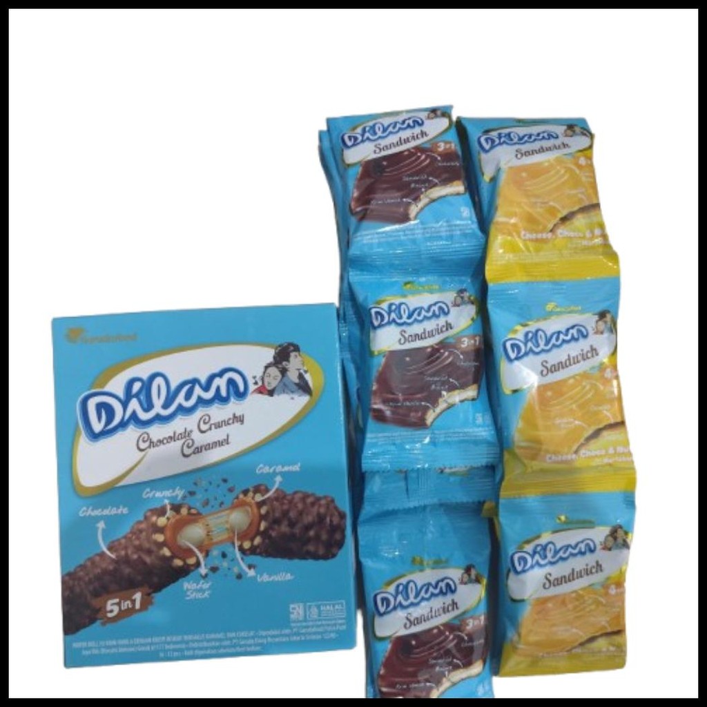 

GARUDA FOOD DILAN CHOCOLATE CRUNCHY CARAMEL/BAR/SANDWICH