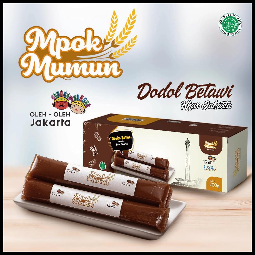 

DODOL KHAS BETAWI MPOK MUMUN OLEH OLEH DARI JAKARTA