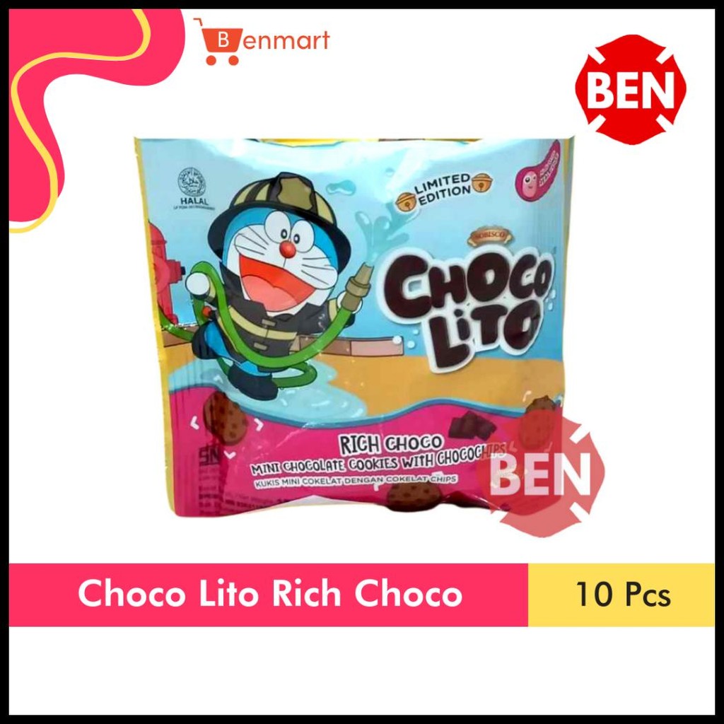 

CHOCO LITO ORIGINAL / RICH CHOCO 1 PAK 10 PCS MINI COOKIES CHOCOLITO CHOCOLATE COKLAT
