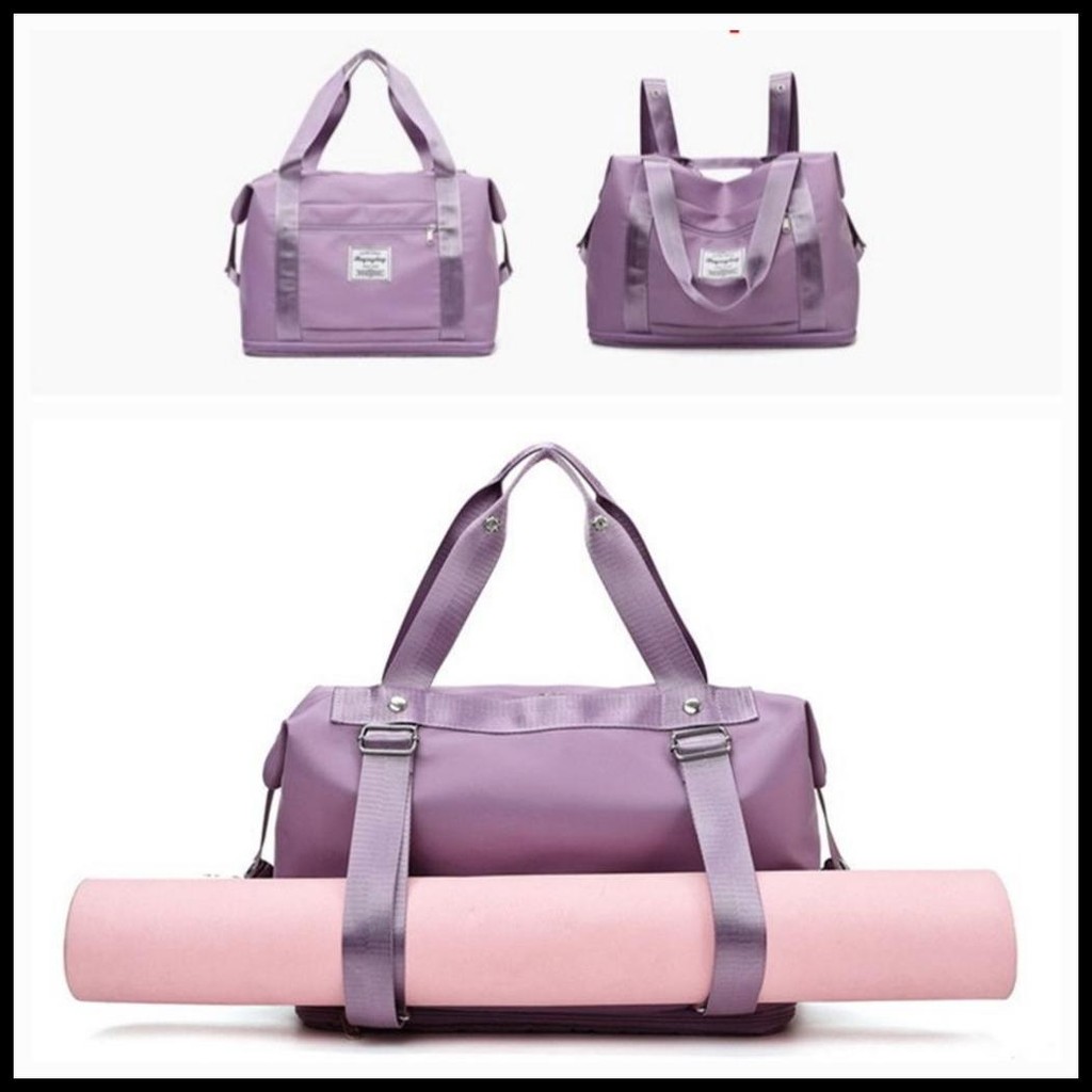 TRAVEL BAG DUFFEL RANSEL / DUFFLE BAG RANSEL / TAS TRAVEL BESAR ANTI AIR / PORTABLE GYM BAG / TAS FI