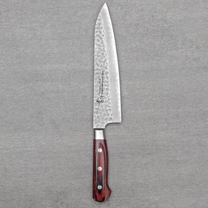 

Terlaris Pisau Jepang Sakai Takayuki 33-Layer Damascus Hammered Gyuto 210Mm