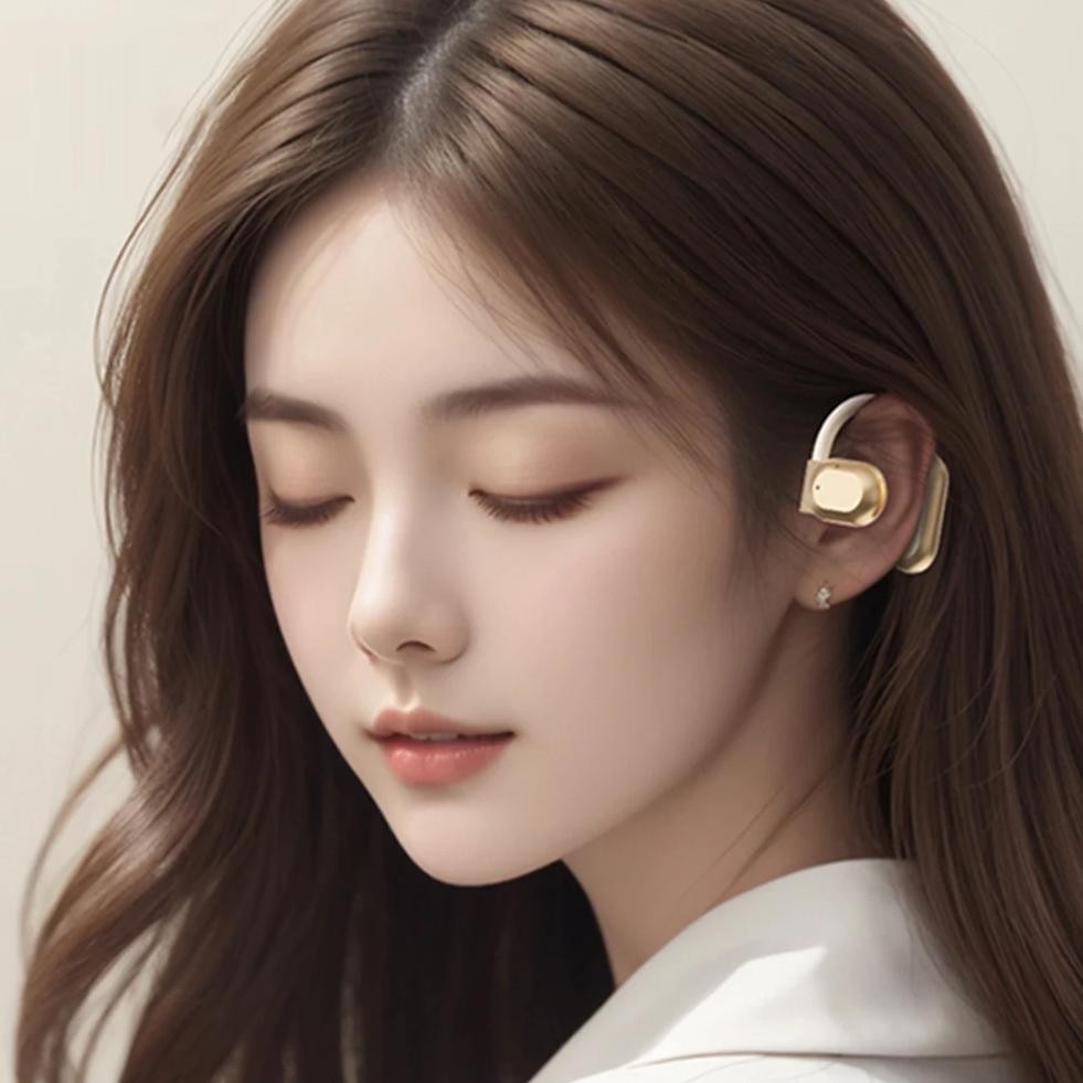 

Real Time AI Translator Earbuds Bluetooth-Compatible 5.4 Noise Cancelling Translator Headset Ear Hook for Sports Business Travel