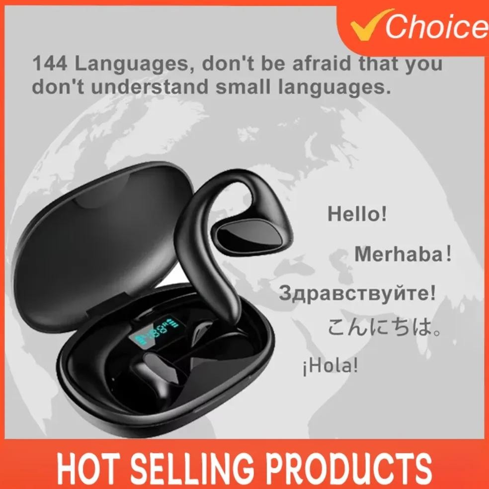 

M8 Language Translator Earbuds Smart 144 Languages High Accuracy Wireless Bluetooth Two Way Translator Device